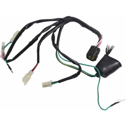ENGINE WIRE LOOM WIRING HARNESS for 50cc 90cc 125cc 140c 150cc DIRT BIKE PIT Pro Lifan Pocket Bike 49cc Parts