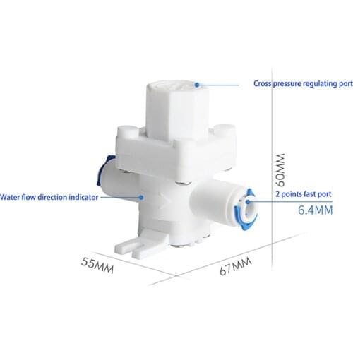 2/3/4 Points Interface Pressure Reducing Valve Regulate Pressure Control Calve for Water Purifier Accessories