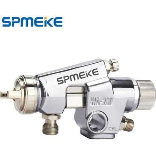 SPMEKE WA200 AutomaticSpray Gun WA-200 Small Painting Gun Good Atomization Pneumatic Tool 1.2/1.5/1.8/2.0/2.5mm Nozzles Orifice