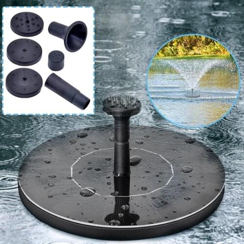 Standing Floating Solar Powered Water Pump Garden Waterfall For Bird Bath Garden Pond Pool Water Pump Garden Decoration Outdoor