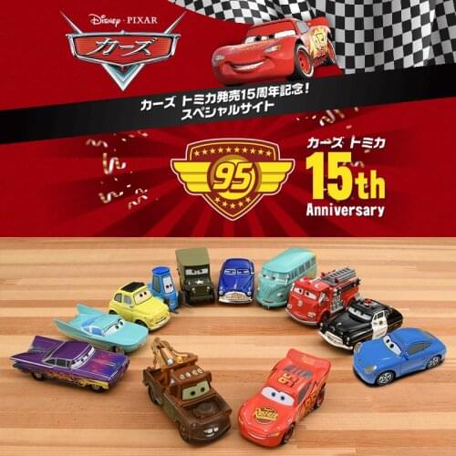 Takara Tomy Disney Pixar Movie Cars Tomica Brand Cars Lightning McQueen Doc Hudson Dustin Willer Kid Toys Christmas Gift