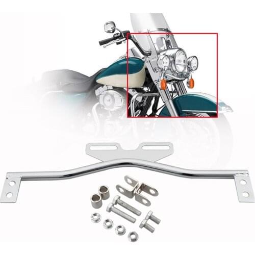 Motorcycle Universal Headlight Spotlight Bar Bracket Fog Passing Turn Signal Light Mount Holder For Honda Kawasaki Vulcan Custom