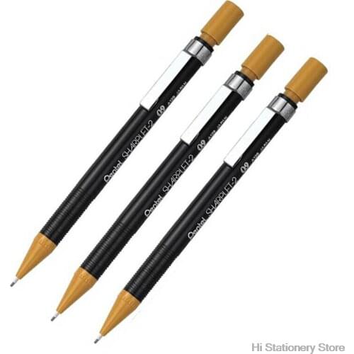 6 Pieces Japan Pentel A129 premium 0.9mm drawing mechanical pencil with eraser high quality excellent writing