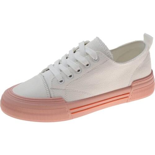 Womens shoes 2021 new leisure sports white shoes sneakers summer thin canvas shoes women