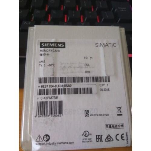 1PCS Siemens Memory Card 6ES7954-8LC03-0AA0 4MB -New