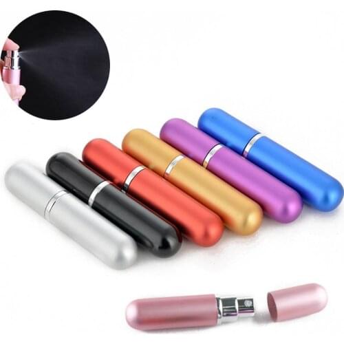 5 ML Cosmetic Containers Refillable Empty Atomizer Conveniet Travel Accessories Scent Pump Spray Case Parfum Airless Pump