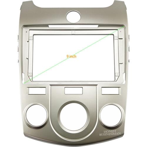 9 INCH Car Audio Frame GPS Navigation Fascia Panel Car dvd Plastic Frame Fascia is suitable for 2009 KIA FORTE