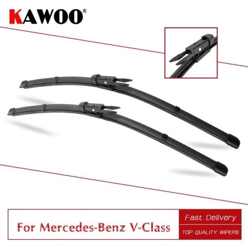 KAWOO For Mercedes-Benz V Class Vito W639/W447 Car Wipers Blades 2006 2007 2008 2009 2010 2011 2012 2013 2014 2015 2016 2017