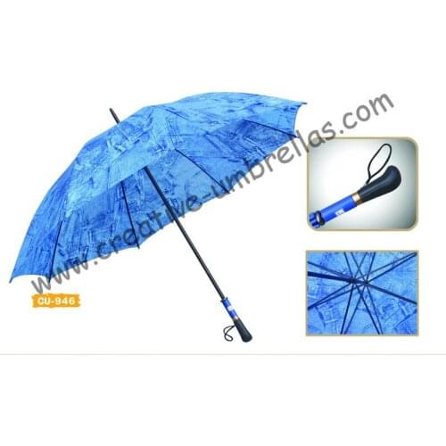 Free shipping by sea,190T polyester jean printed fabric 14mm metal shaft and ribs,hand open advertising golf umbrella,windproof