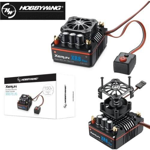 RC ESC,Hobbywing XERUN XR8 Plus 150A Sensor RC Speed Controller For 1:8 Buggy