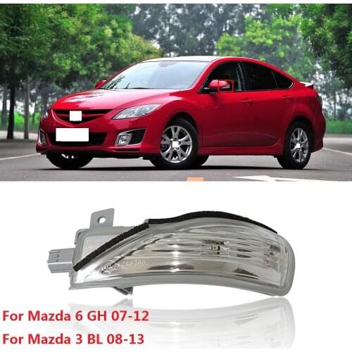 CAPQX For Mazda 6 GH 07-12 For Mazda 3 BL 08-13 Side Rearview Mirror LED Turn Signal Light Flashing Indicator Lamp Signal Light