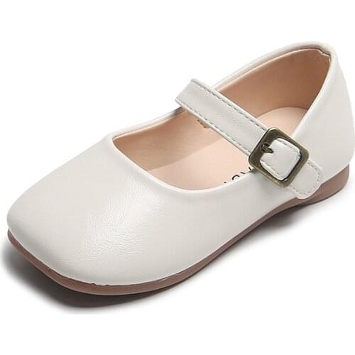 Kids Flat Shoes 2020 Autumn Baby Girls Brand Mary Jane Children Fashion Party Shoes Toddlers Pu Leather Princess