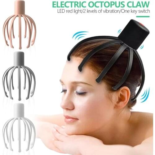Electric Head Scalp Neck Equipment Stress Release Relax Massage Body Massager Head Massage Tools