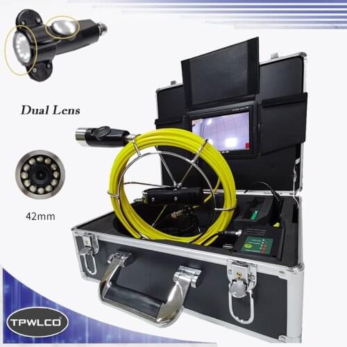 42mm Endoscope Camera IP68 Waterproof Sewer Inspection Borescope Pipe Camera for Underground Drain Pipeline Inspection