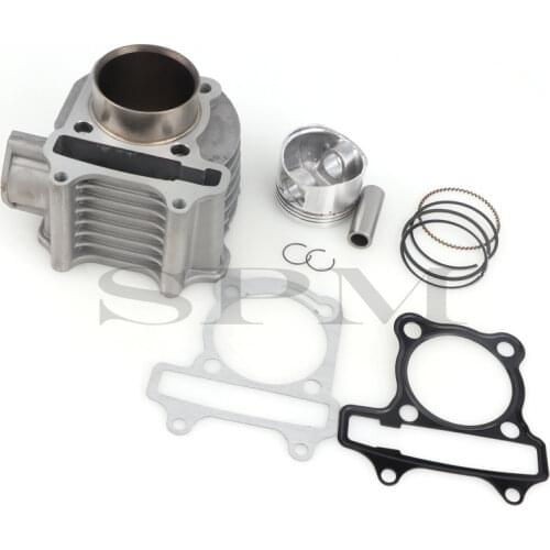 GY6 125 cylinder Kit 52.4mm Cylinder Piston Ring Set for 4 stroke air cooling Scooter Moped ATV QUAD GY6125 152QMI 1P52QMI
