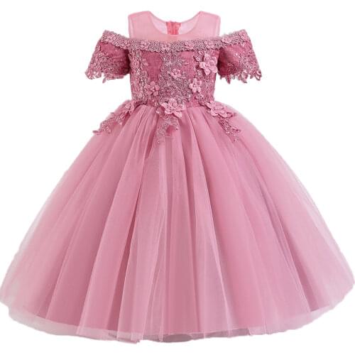 Dress Summer 2020 Birthday Party Wedding Dresses For Girl Christmas Princess Dress Baby Girl White Dress 4 -12 Y Vestido Costume
