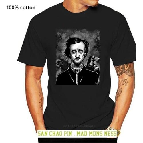Men tshirt Nevermore Edgar Allan Poe T Shirt women T-Shirt tees top