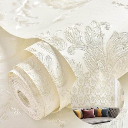 Wallpaper 3D Flower Mural Embossed Wallpapers Bedroom ​Living Room ​Tv Background Wall Murals 1 Meter Multicolor