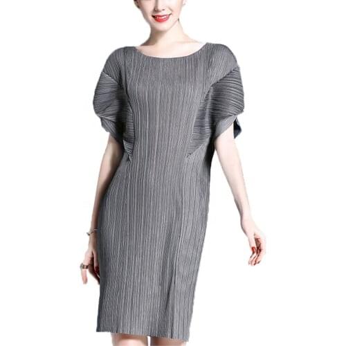 Модные платья-рубашки NOBLE PLEATS China At AliExpress