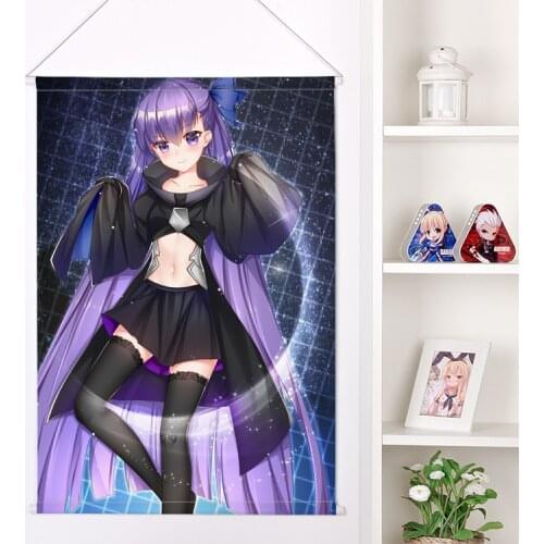 Flat New Japanese Anime Cartoon Fate Meltlilith Meltryllis Peach Skin Velvet Wall Scroll Poster Print Wall Art ainting Cuadros