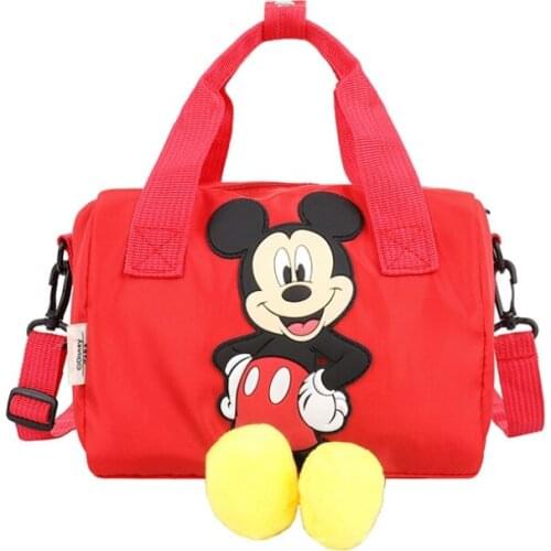 Disney Mickey cartoon print chain portable lady bag fashion retro one shoulder messenger small square bag fashion travel bag