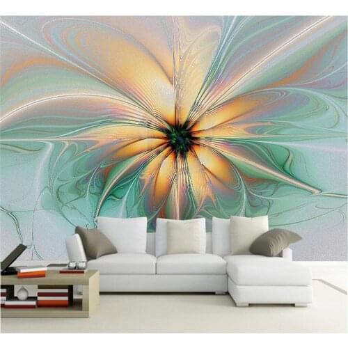 Professional custom wallpaper modern minimalist beautiful 3D flower wallpaper Nordic background wall