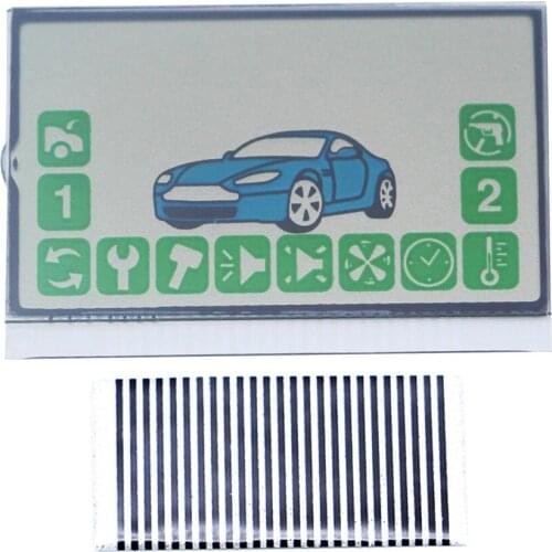 Russia version A92 Lcd display flexible cable for Starline A92 remote controller A92 lcd Zebra Stripes Free shipping