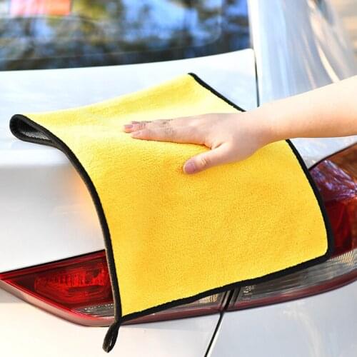 Ultra Thick Microfiber Cleaning Cloths,Ideal for Car & Home Use, Highly Absorbent and Soft Feel Fingertip Towels
