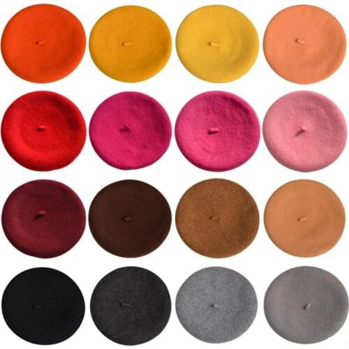 WeMe T161 Fashion Winter Wool Beret Painter Hat Art Cap