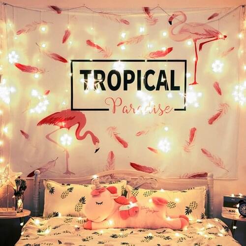 0.7*1m Background Cloth Hanging Tapestry Bedroom Dormitory Room Renovation Layout Bedside Decorative Wall Covering