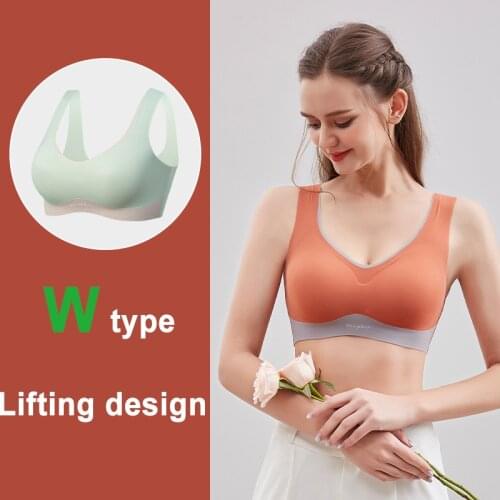 Seamless Sports Bra Push Up Bralette Underwear Sleep Bras For Women Gathers Shock-proof Female Push Up Padded Gym Fitness Bras