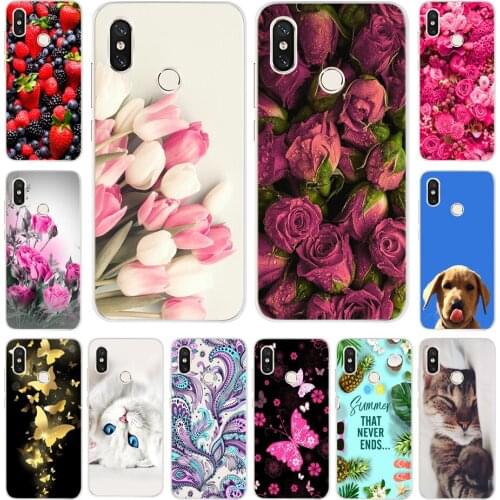 Case For Xiaomi Mi 8 Case Silicone Soft TPU Back Cover For Xiaomi Mi8 Mi 8 Cover Capa For Xiaomi Mi 8 Phone Case 6.21"