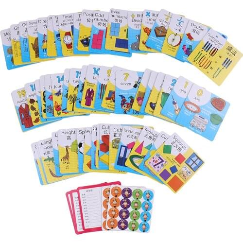 Toddlers Enlightenment Cognitive Early Educational Toy Literacy Learn Cards