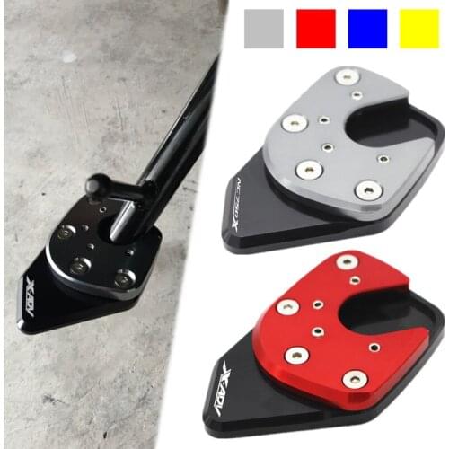 For HONDA XADV 750 NC750X XADV750 Motorcycle CNC Foot Side Stand Pad Plate Kickstand Enlarger Support Extension Accessories