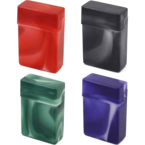 68UC Portable Plastic Cigarette Case Dispenser Tobacco Storage Box Container Holder