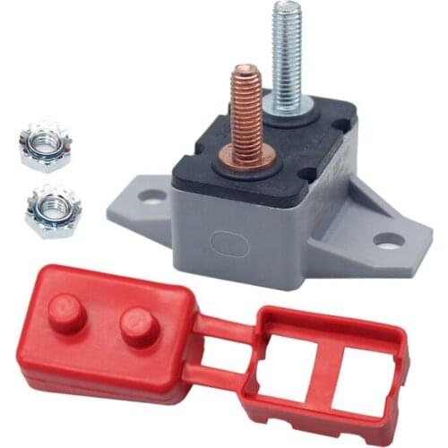 12V 40A Circuit Breaker Cover Dual Battery Fuse Automatic Auto Reset Waterproof Overload Protect For Car Boat