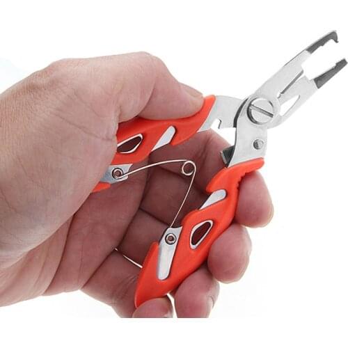 Fishing Pliers Fish Line Cutter Scissors Mini Fish Hook Remover Multifunction Tools New Black Beak Jaw Fish Use Tongs Tackle