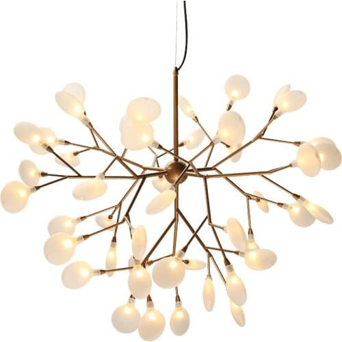 Modern Firefly LED Chandelier Light Stylish Tree Branch Chandelier Lamp Decorative Firefly Ceiling Chandelies Hanging Lighting