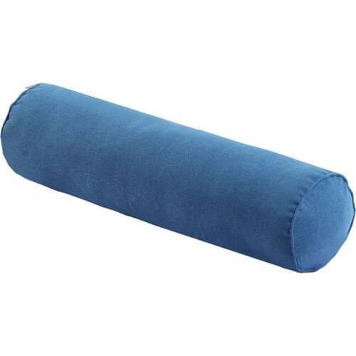 Solid Color Round Removable Washable Lumber Cushion Pillow Bed Roll Cushion Head Leg Back Support Light Travel Column Pillow