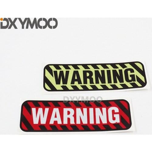 Car Styling Decal Danger Serious Caution Warning Mark Line Auto Oil Tank Motorcycle Bike Helmet Decorate Sticker