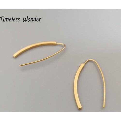 Женские золотые серьги Timeless Wonder China At AliExpress