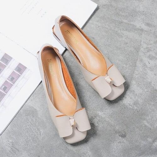 Butterfly Single Shoe Womens Sole with A Korean Retro Grey Sole High Heels Women Women Shoes Black Heels
