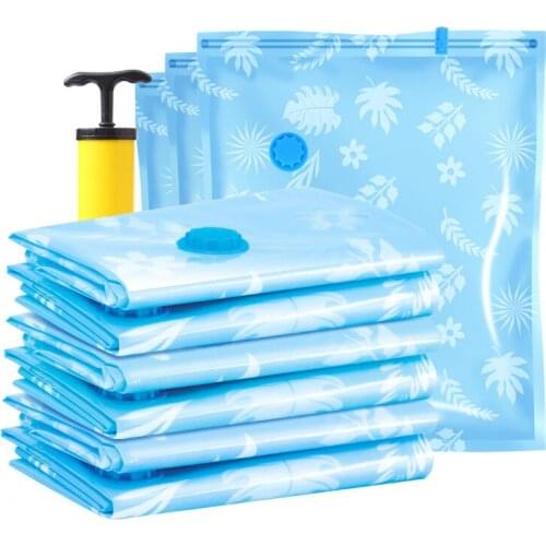 Vacuum bag for clothes Closet Organizer Clothing Storage Bag Home Organizer Wardrobe Foldable Compressed Hanging Saving Space