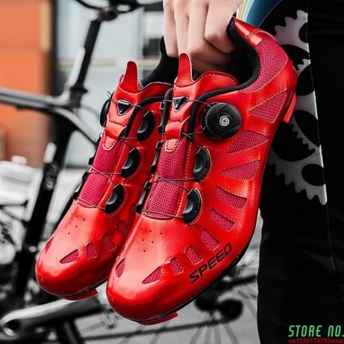 Cycling Shoes Colorful Sneaker White Black Professional Mountain Bike Breathable Bicycle Racing Self-Locking Shoes