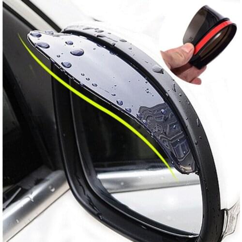 Car Accessories Rearview Mirror Rain eyebrow Rain Cover for Citroen C2 C3 C4 Picasso C5 C4L C-QUATRE c-Elysee c5 c3-xr c2 Numero
