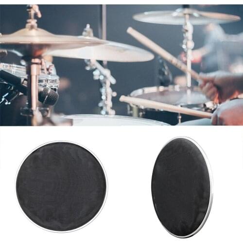 1pc Double Layer Nylon Mesh Drum Head Silent Pad Skin Percussion Instrument Parts Mesh Drum Head Silent Pad Skin Percussion Inst