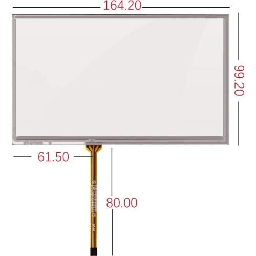 10pcs/lot New 7 Inch Touch screen 164.2*99.2 mm 164*99 mm for car dvd gps AT070TN92 94 90 ST-07009