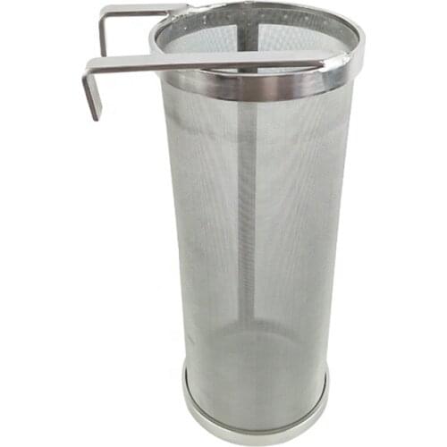 300 Micron Stainless Steel Mesh Beer Filter With Hook For Homemade Brew Home Coffee Dry Hopper Creative Kitchen Brew Tools