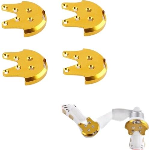 4 Pcs Motor Mount Base Protector Guard Cover CNC Aluminum Reinforcement Plates Anit-Crack Kit tools for DJI Phantom 2 3 Drones