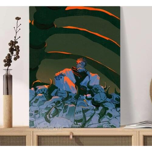 Jujutsu Kaisen Yuji Itadori Sukuna Anime Manga Decoration Home Decor Canvas Painting Living Room Wall Art Picture Poster Print